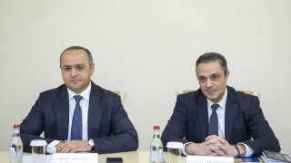 Representatives of Management and Teaching staff of Near East South Asia Center for Strategic Studies (NESA) at the RA Investigative Committee; Cooperation Arrangements in Training Field Achieved (photos)
